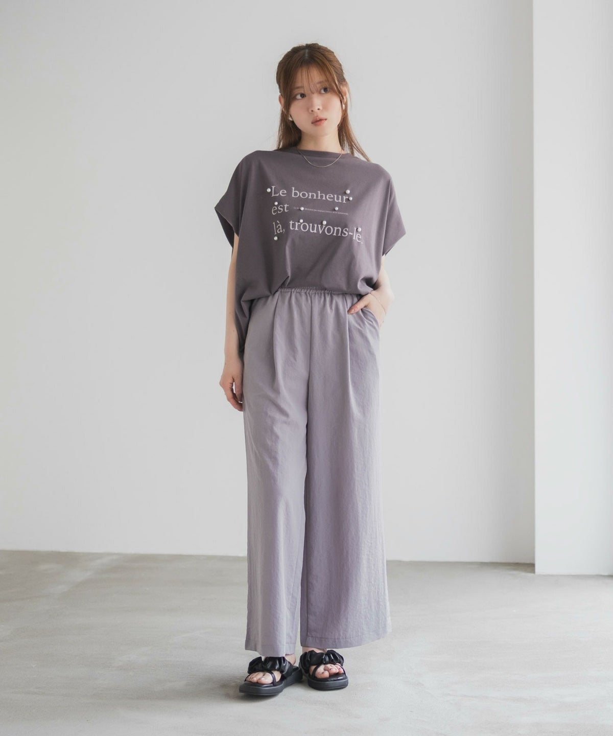 HusHusH ワイドパンツ レディース