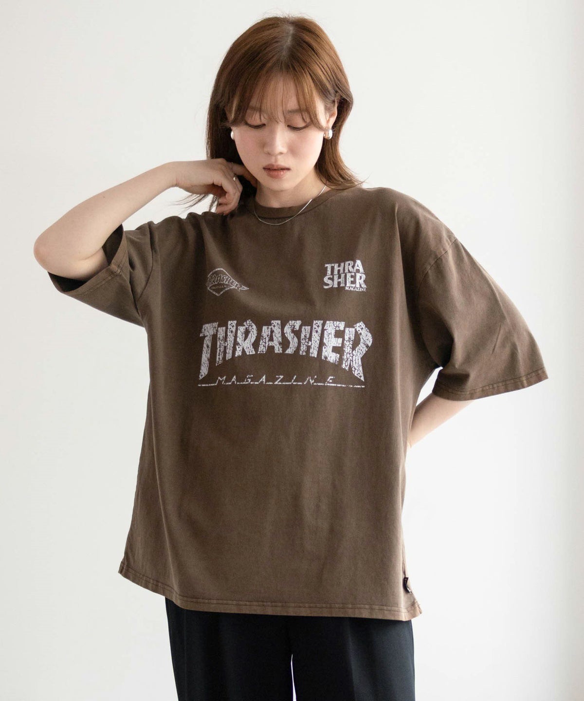THRASHER ゲームロゴ半袖Tシャツ メンズ ネコポス 対応商品