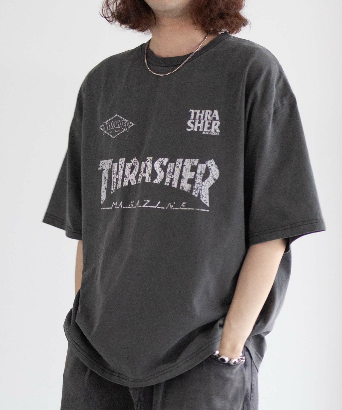 THRASHER ゲームロゴ半袖Tシャツ メンズ ネコポス 対応商品