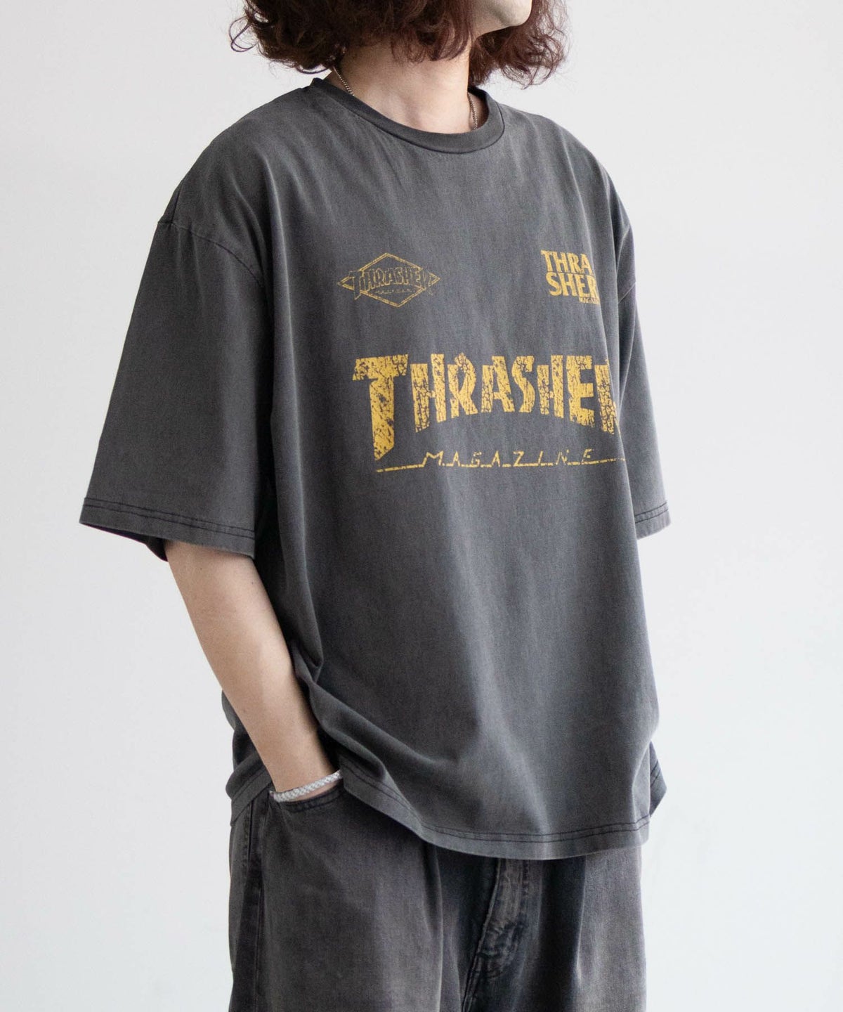 THRASHER ゲームロゴ半袖Tシャツ メンズ ネコポス 対応商品