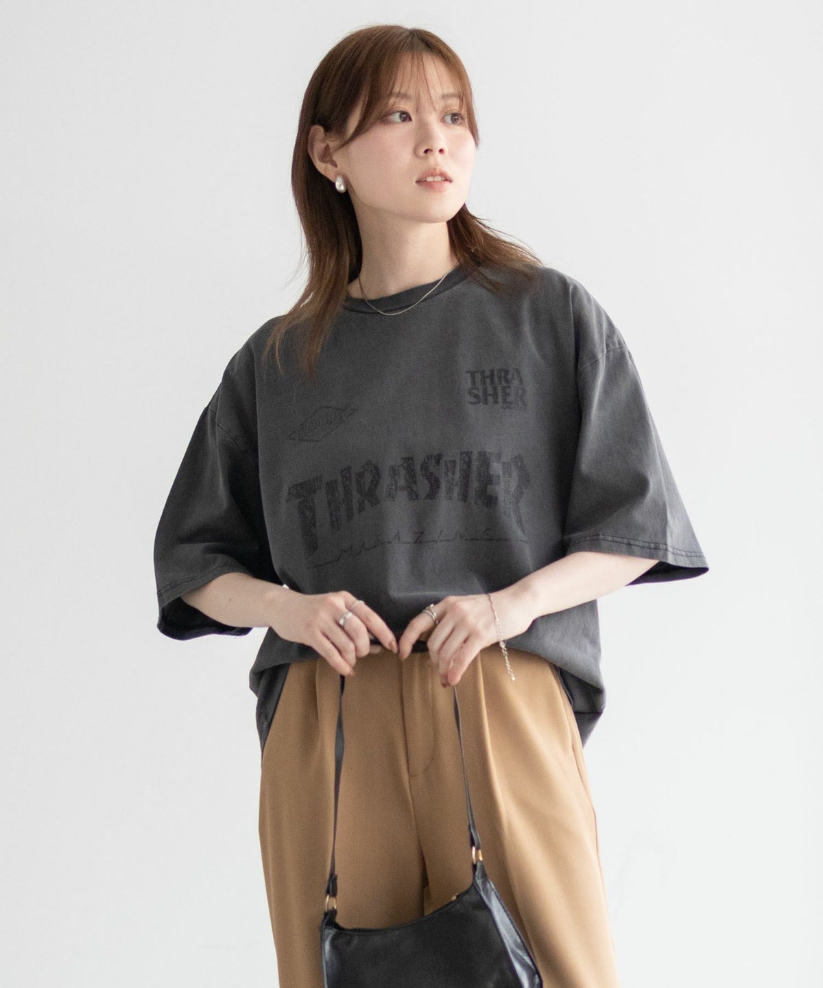 THRASHER ゲームロゴ半袖Tシャツ メンズ ネコポス 対応商品