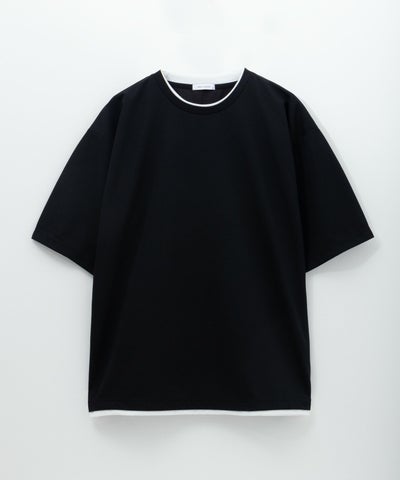 URBAN COLLECTION 杢調梨地フェイクレイヤードTシャツ メンズ