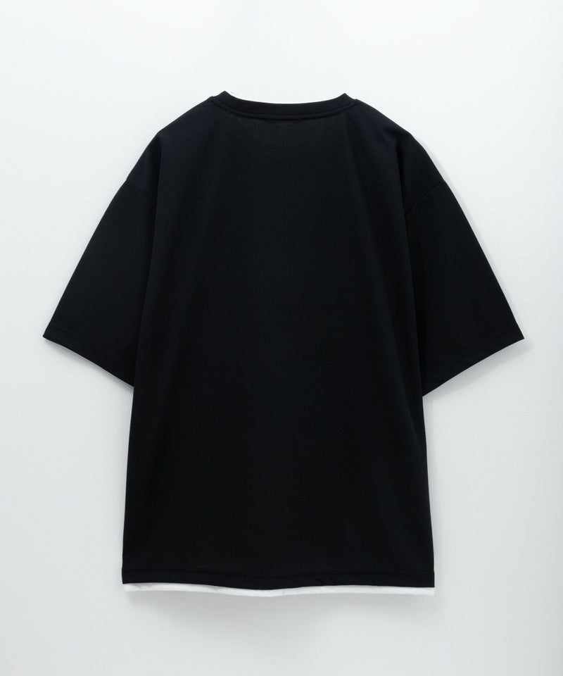 URBAN COLLECTION  杢調梨地フェイクレイヤードTシャツ メンズ メール便 対応商品商品画像-2