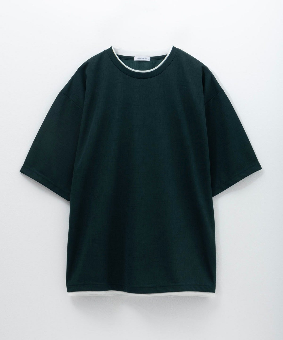 URBAN COLLECTION 杢調梨地フェイクレイヤードTシャツ メンズ ネコポス 対応商品