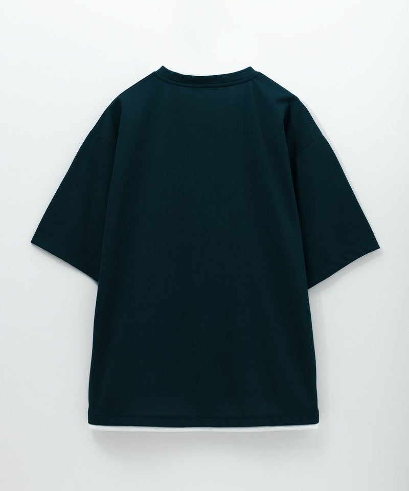 URBAN COLLECTION  杢調梨地フェイクレイヤードTシャツ メンズ メール便 対応商品商品画像-6