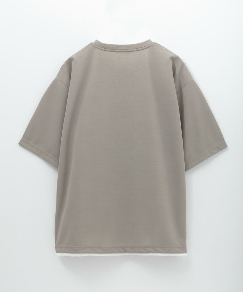 URBAN COLLECTION 杢調梨地フェイクレイヤードTシャツ メンズ メール便 対応商品商品画像-10