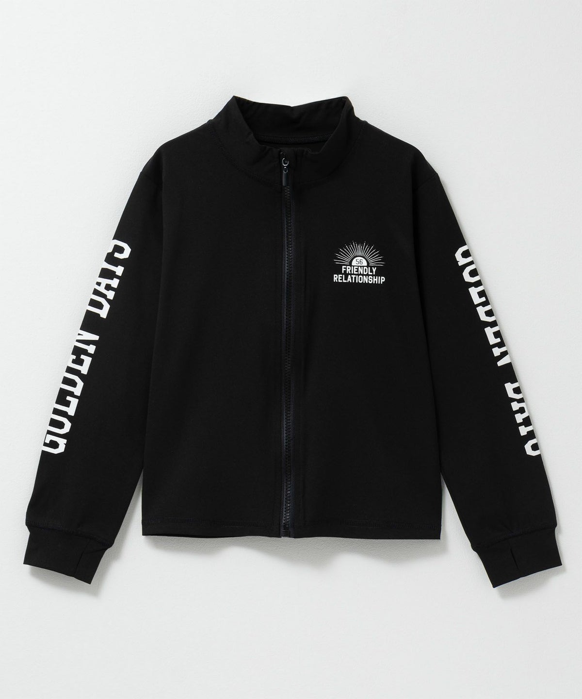 NAVY 袖ロゴラッシュガード キッズ