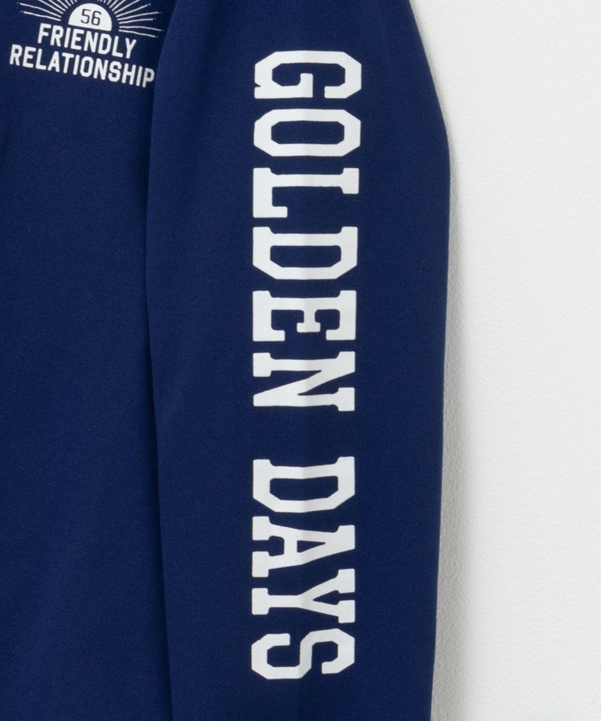 NAVY 袖ロゴラッシュガード キッズ