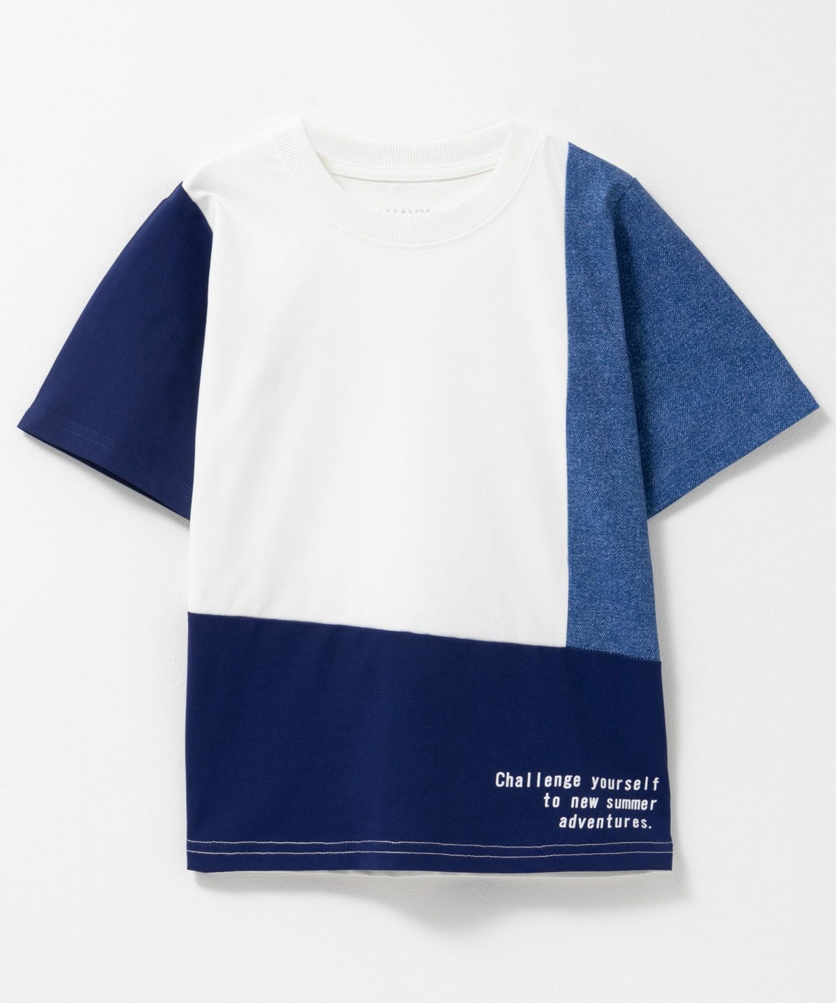 NAVY 切替Tシャツ キッズ ネコポス 対応商品