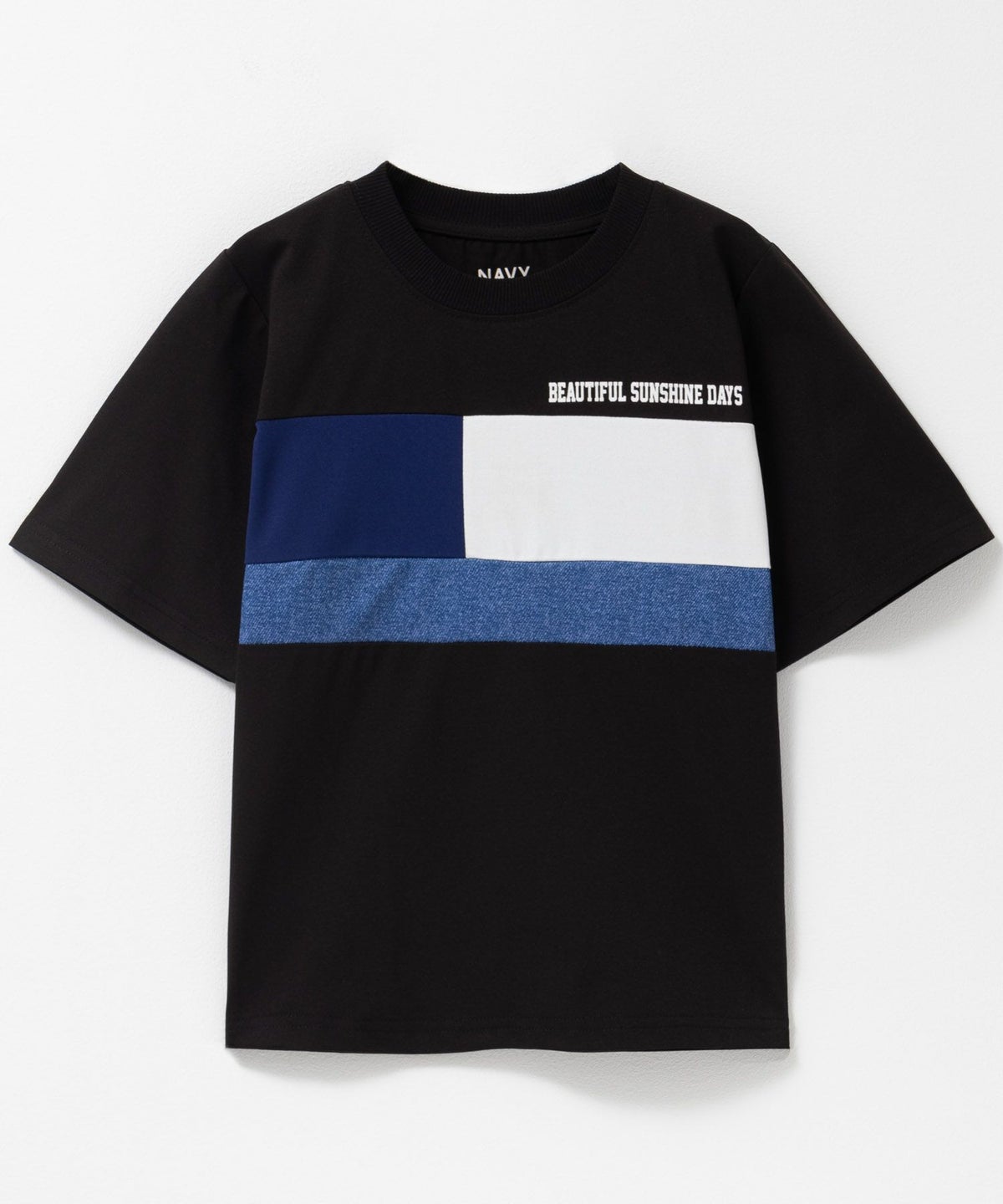 NAVY 切替Tシャツ キッズ ネコポス 対応商品