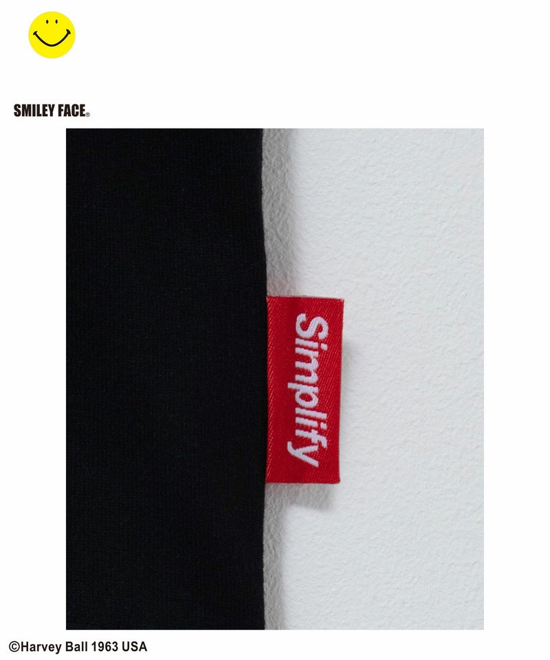 Simplify スマイリーフェイス ロゴビッグTシャツ キッズ メール便 対応商品商品画像-9
