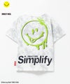 Simplify  スマイリーフェイス ムラビッグTシャツ キッズ メール便 対応商品商品サムネイル-1