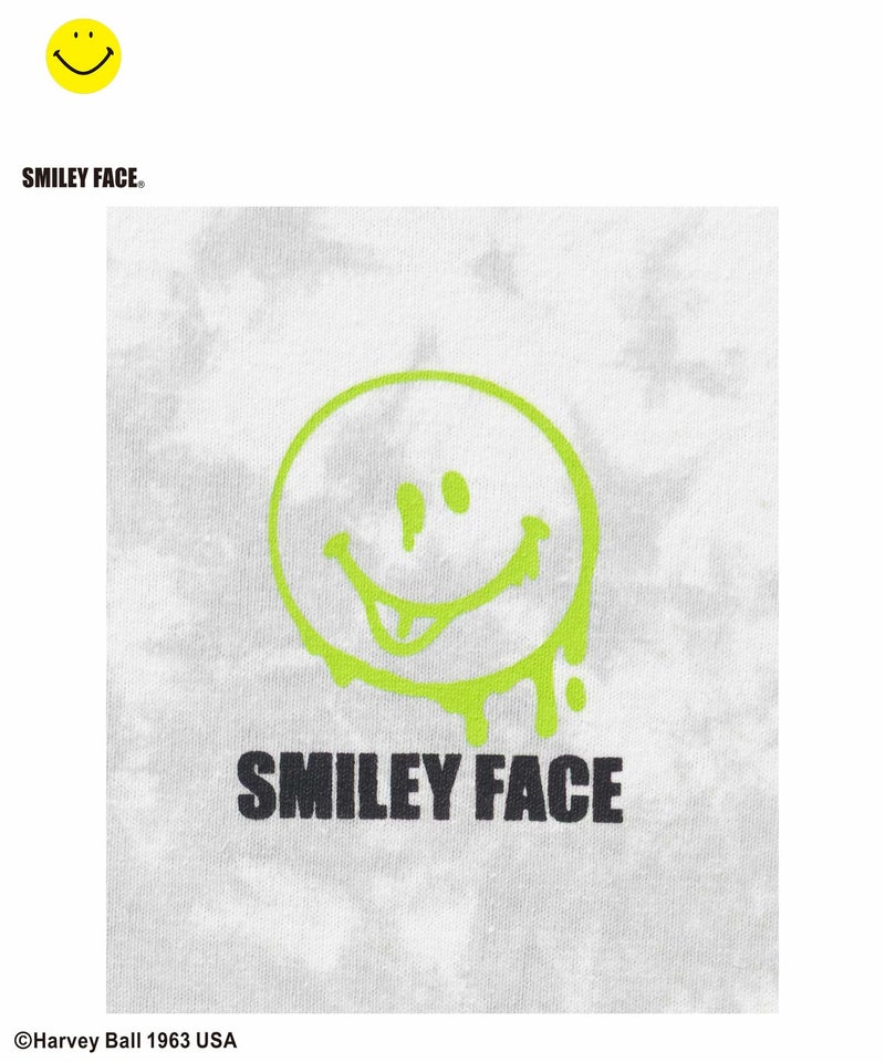 Simplify スマイリーフェイス ムラビッグTシャツ キッズ メール便 対応商品商品画像-5