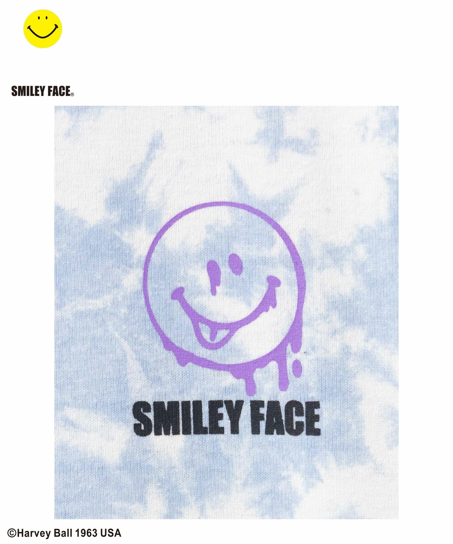 Simplify スマイリーフェイス ムラビッグTシャツ キッズ