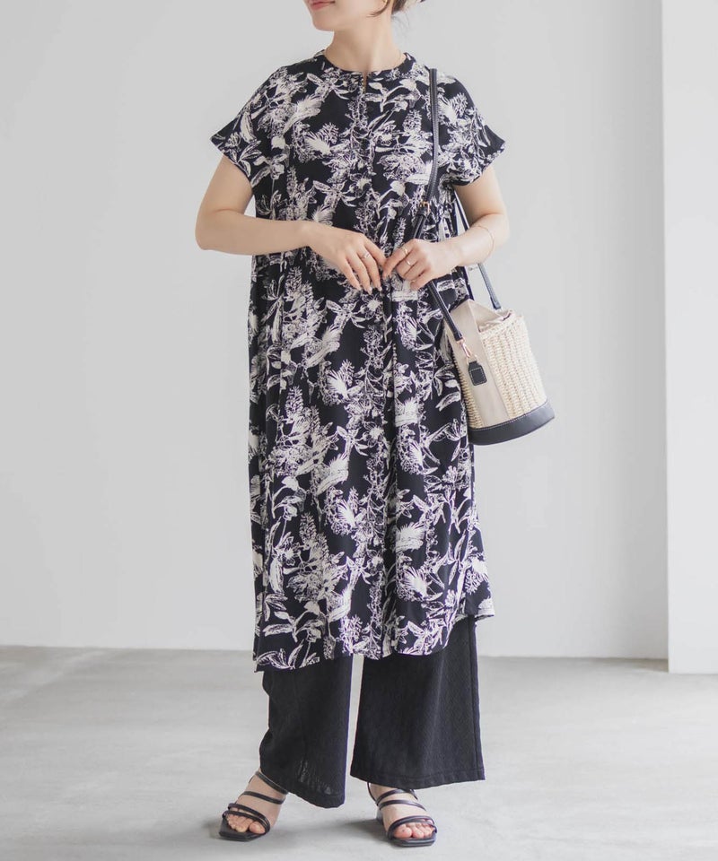 Howdy Marie  インドファブリック 前開きワンピース レディース商品画像-2