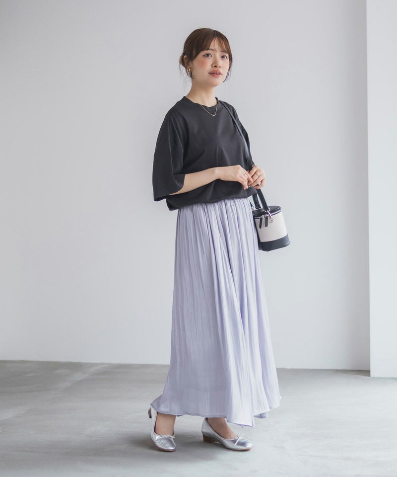 nAvy エブリーT 汗じみ軽減 プチハイネックTシャツ レディース メール便 対応商品商品画像-18