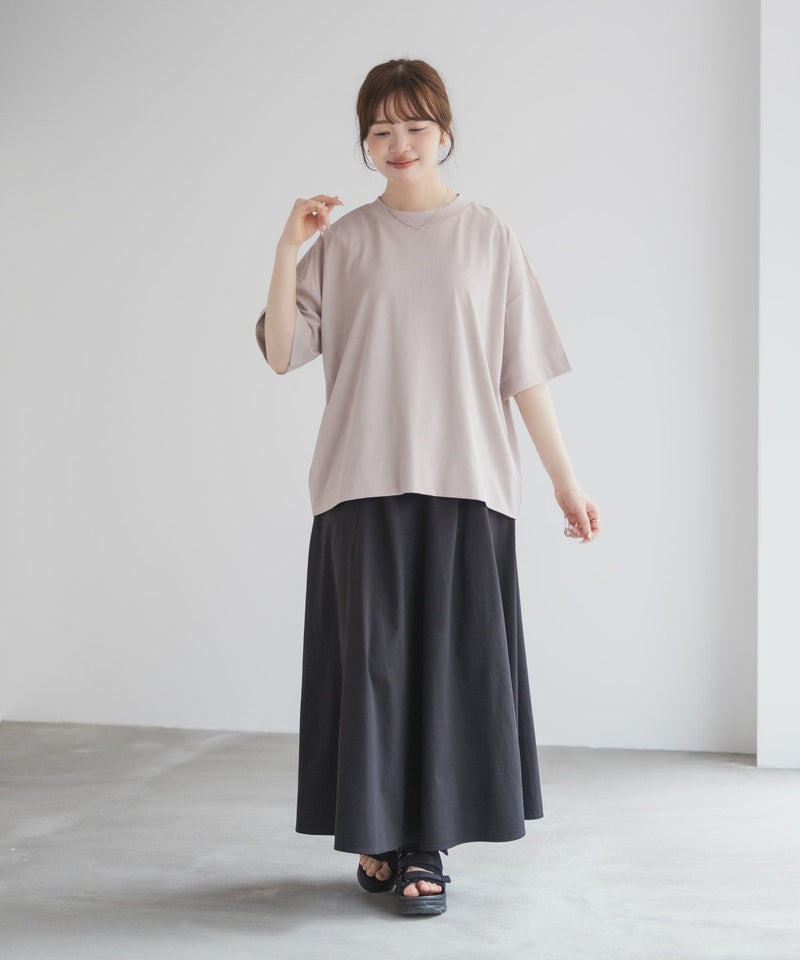 nAvy エブリーT 汗じみ軽減 プチハイネックTシャツ レディース メール便 対応商品商品画像-31