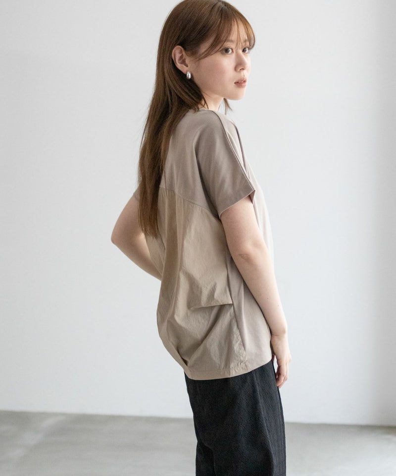 nAvy 切替タックプルオーバー レディース メール便 対応商品商品画像-4