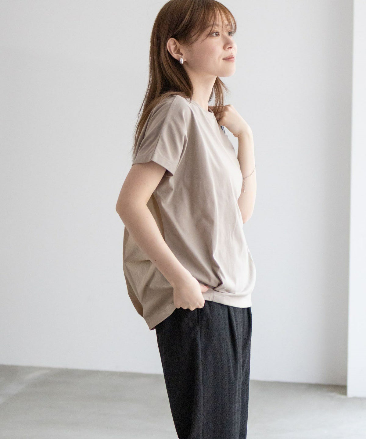 nAvy 切替タックプルオーバー レディース ネコポス 対応商品