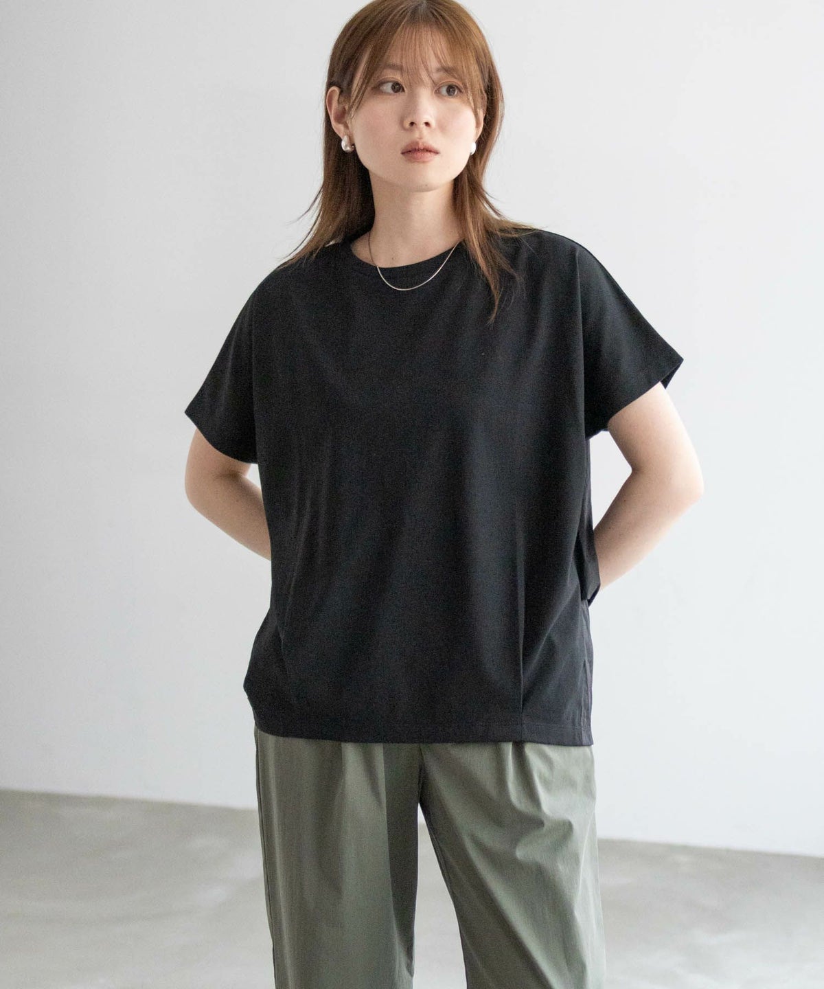 nAvy 切替タックプルオーバー レディース ネコポス 対応商品