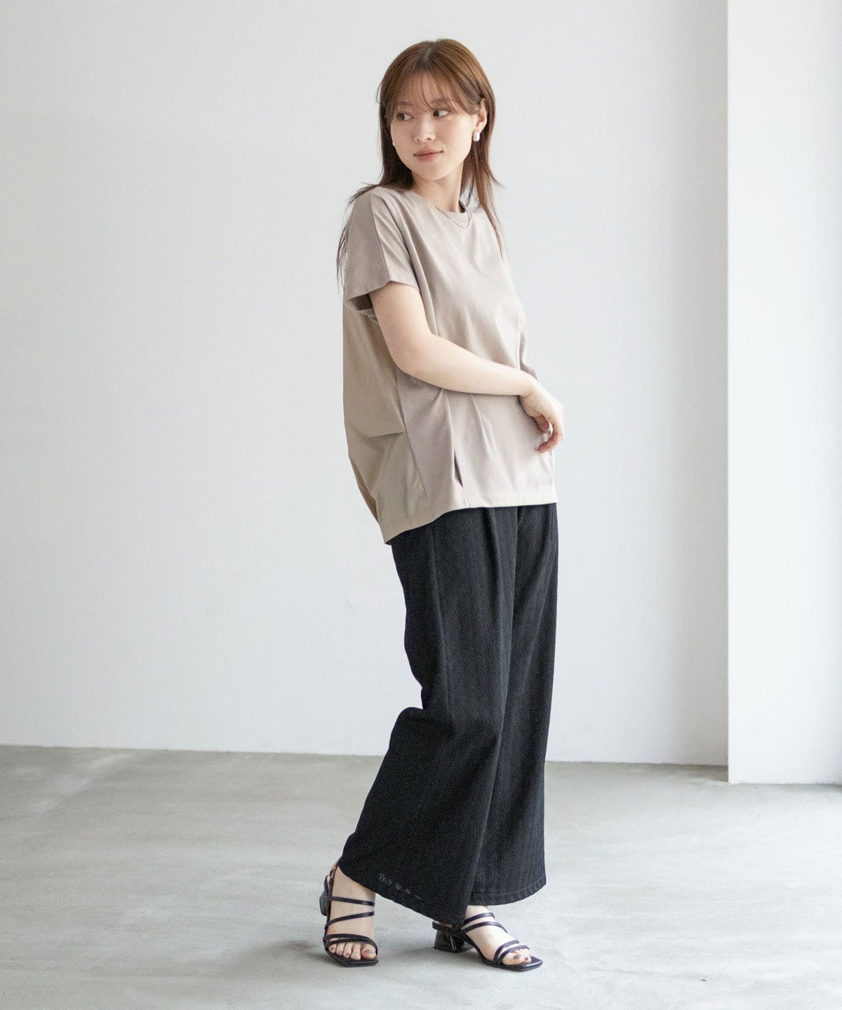 nAvy 切替タックプルオーバー レディース ネコポス 対応商品