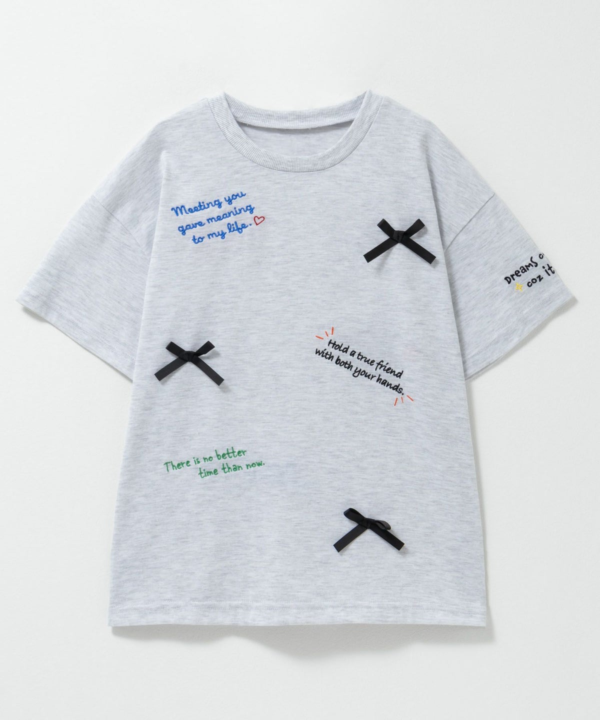 Simplify 刺繍プリントビッグTシャツ キッズ ネコポス 対応商品