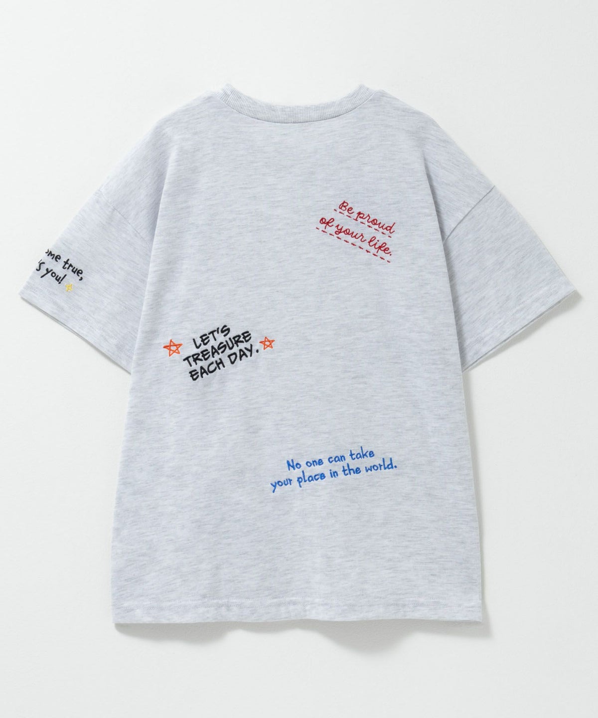 Simplify 刺繍プリントビッグTシャツ キッズ ネコポス 対応商品