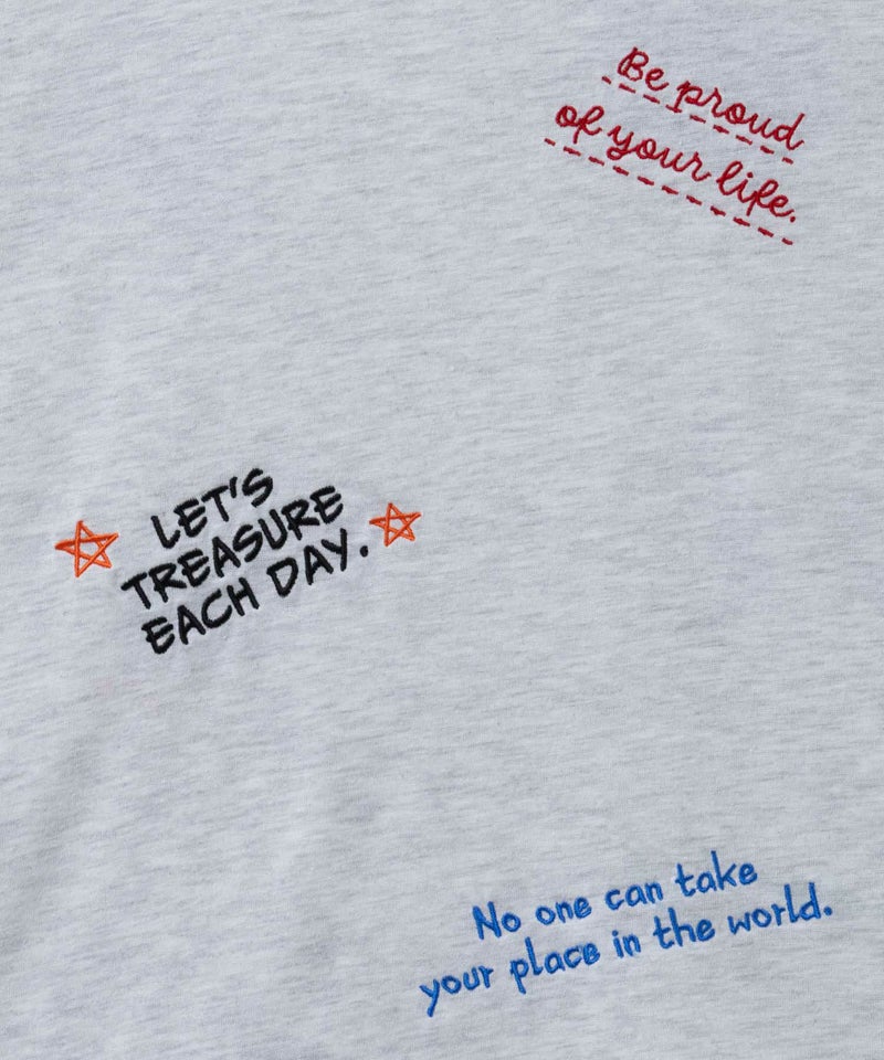 Simplify 刺繍プリントビッグTシャツ キッズ メール便 対応商品商品画像-6