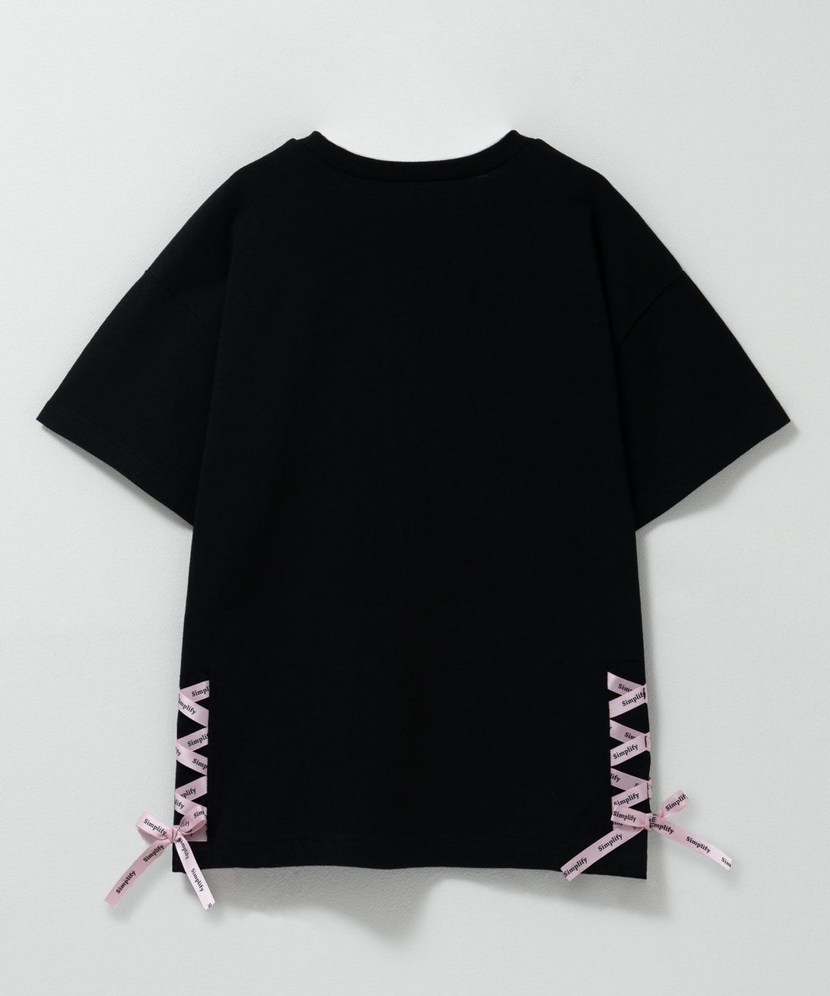 Simplify サイドレースアップビッグTシャツ キッズ ネコポス 対応商品