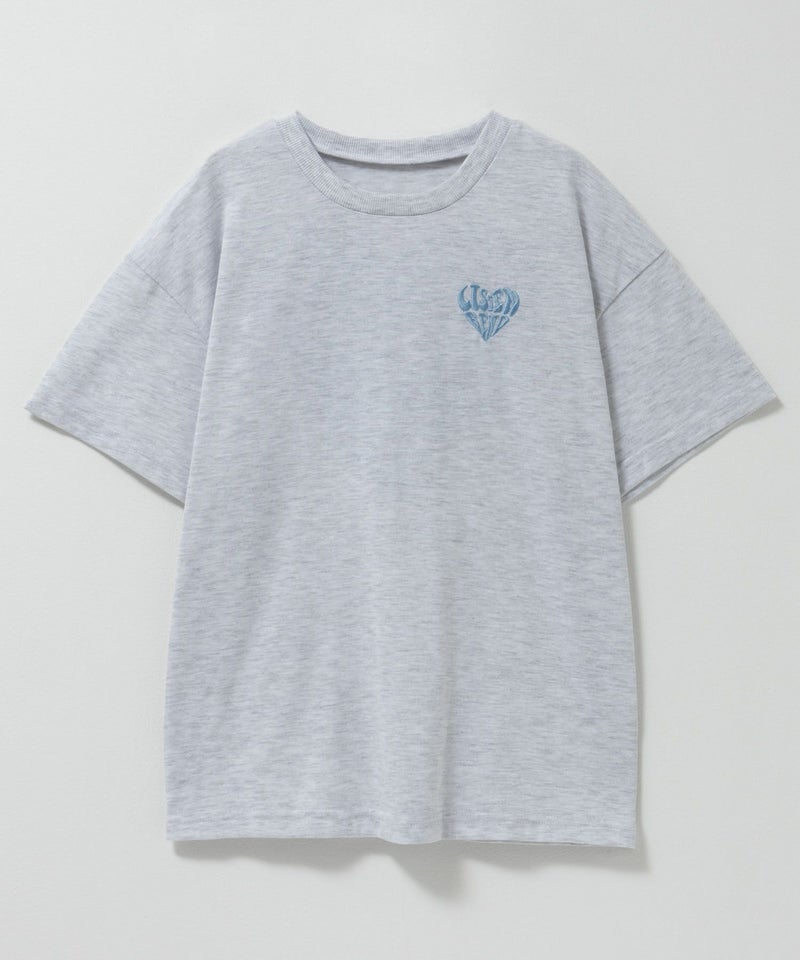 Simplify  デニムワッペンビッグTシャツ キッズ メール便 対応商品商品画像-1