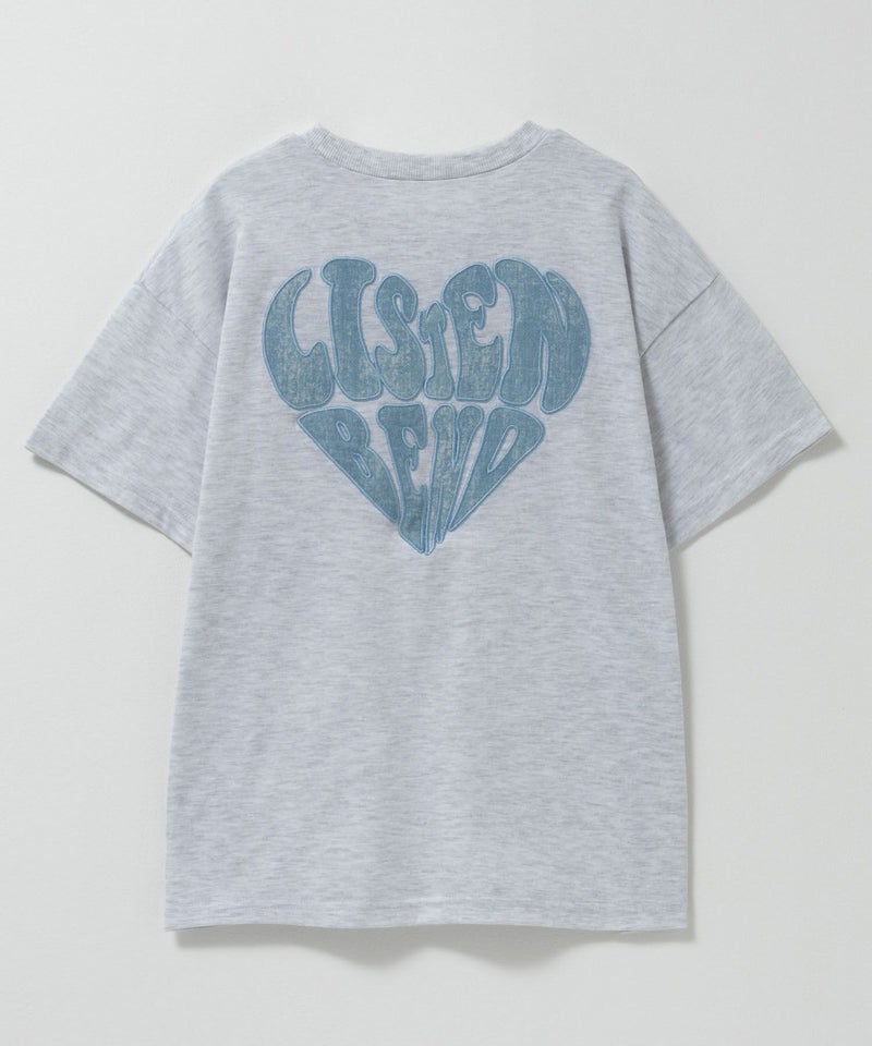 Simplify  デニムワッペンビッグTシャツ キッズ メール便 対応商品商品画像-2