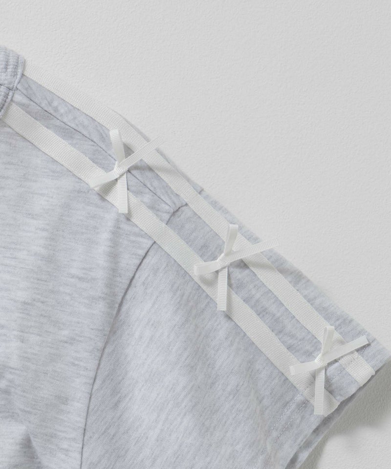 Simplify  リボンフェイクレイヤードプルオーバー キッズ メール便 対応商品商品画像-7