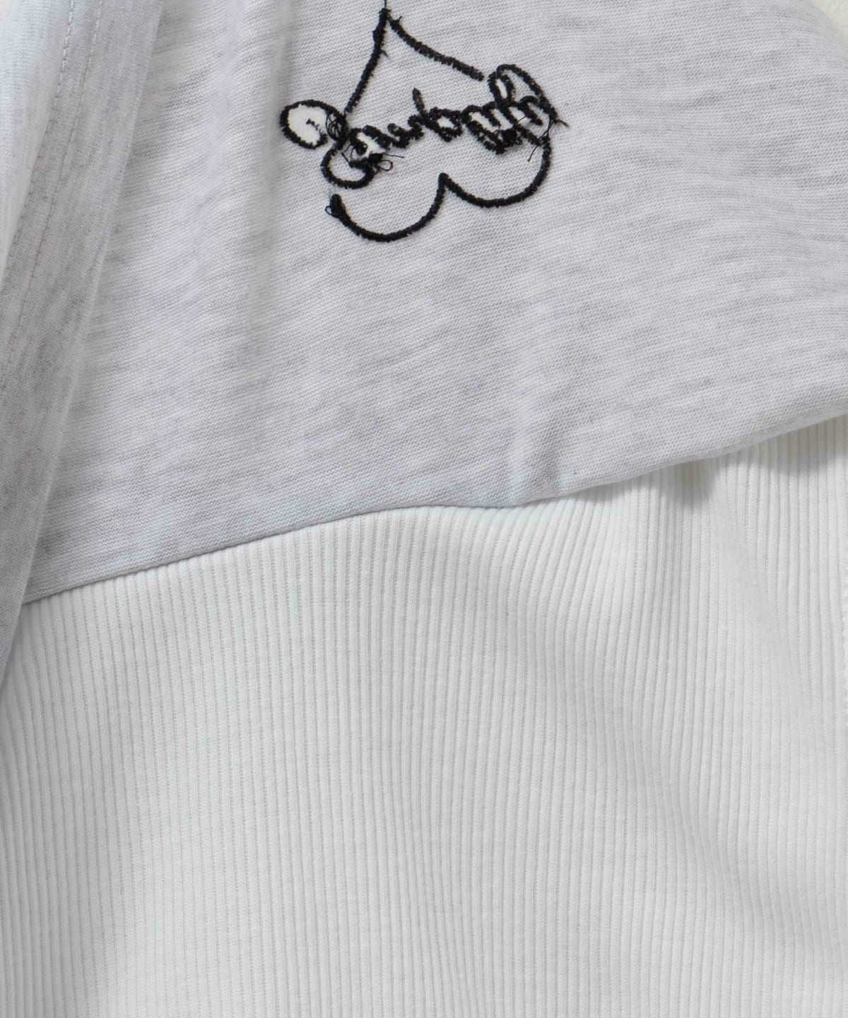 Simplify リボンフェイクレイヤードプルオーバー キッズ ネコポス 対応商品