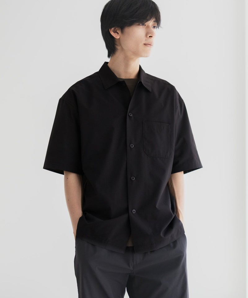 NAVY KAZETOSU メッシュ半袖シャツ メンズ商品画像-2