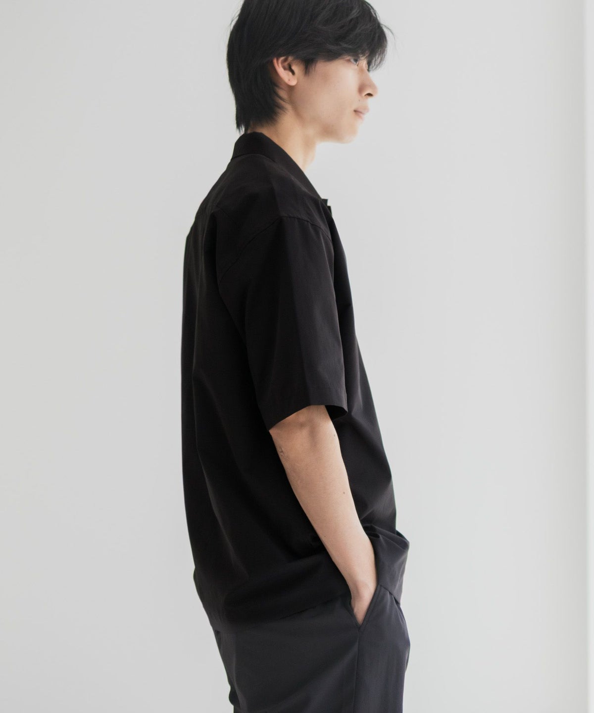 NAVY KAZETOSU メッシュ半袖シャツ メンズ