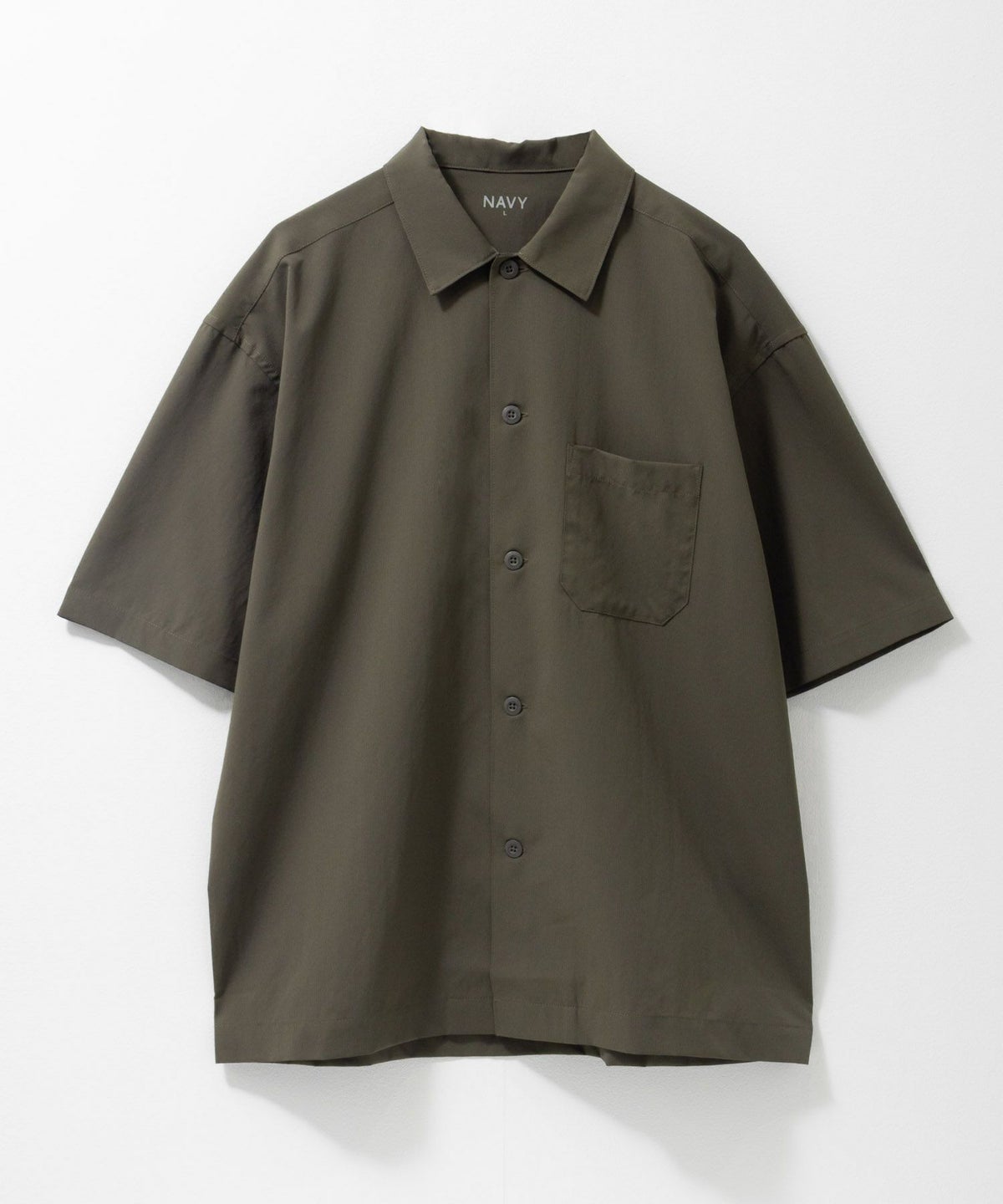 NAVY KAZETOSU メッシュ半袖シャツ メンズ