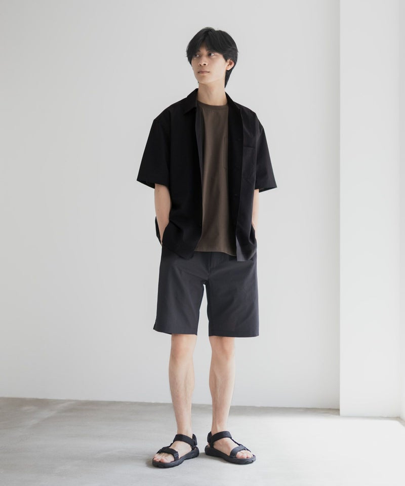 NAVY  KAZETOSU メッシュ半袖シャツ メンズ商品画像-28