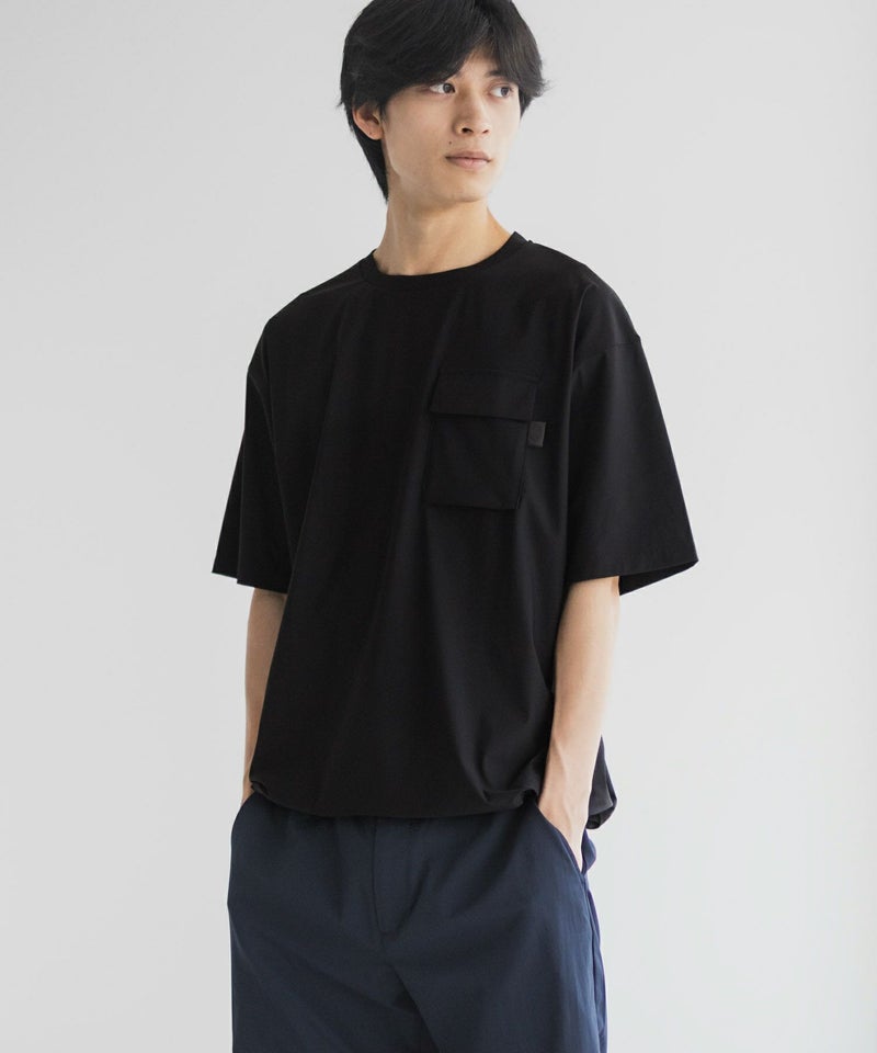 NAVY SARARI 極冷Tシャツ メンズ メール便 対応商品商品画像-7