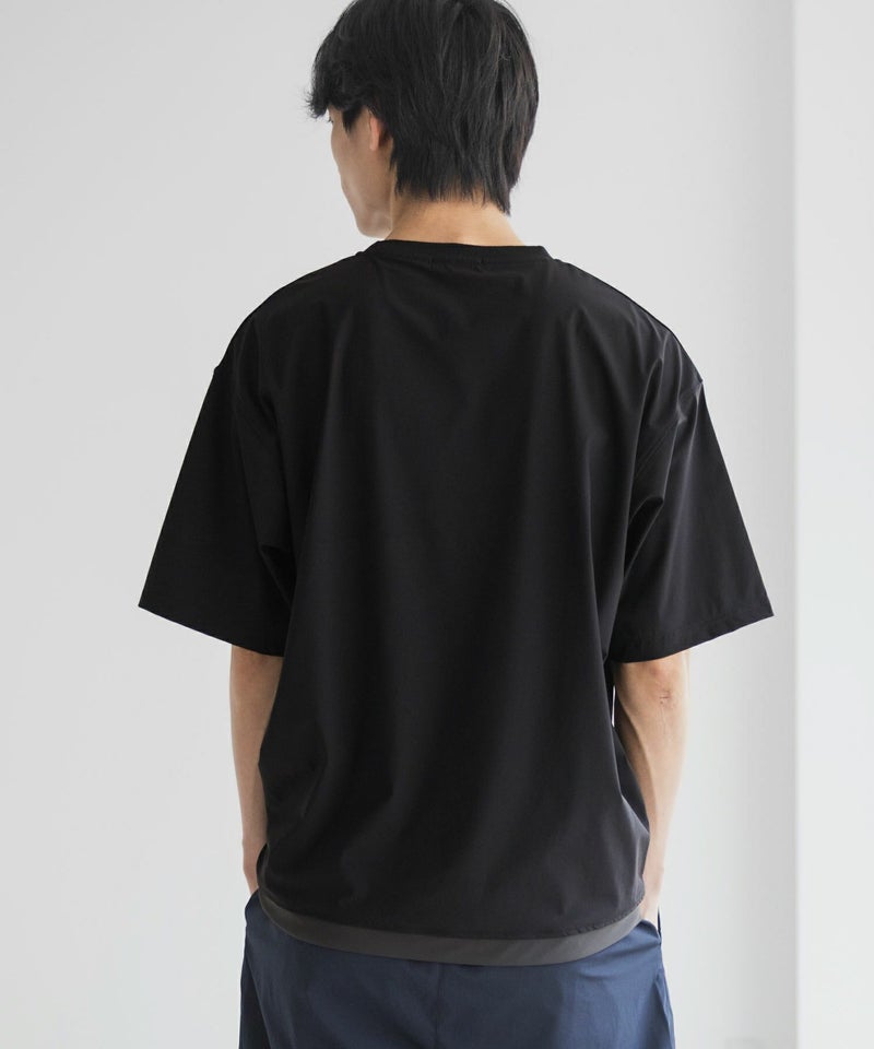 NAVY SARARI 極冷Tシャツ メンズ メール便 対応商品商品画像-9