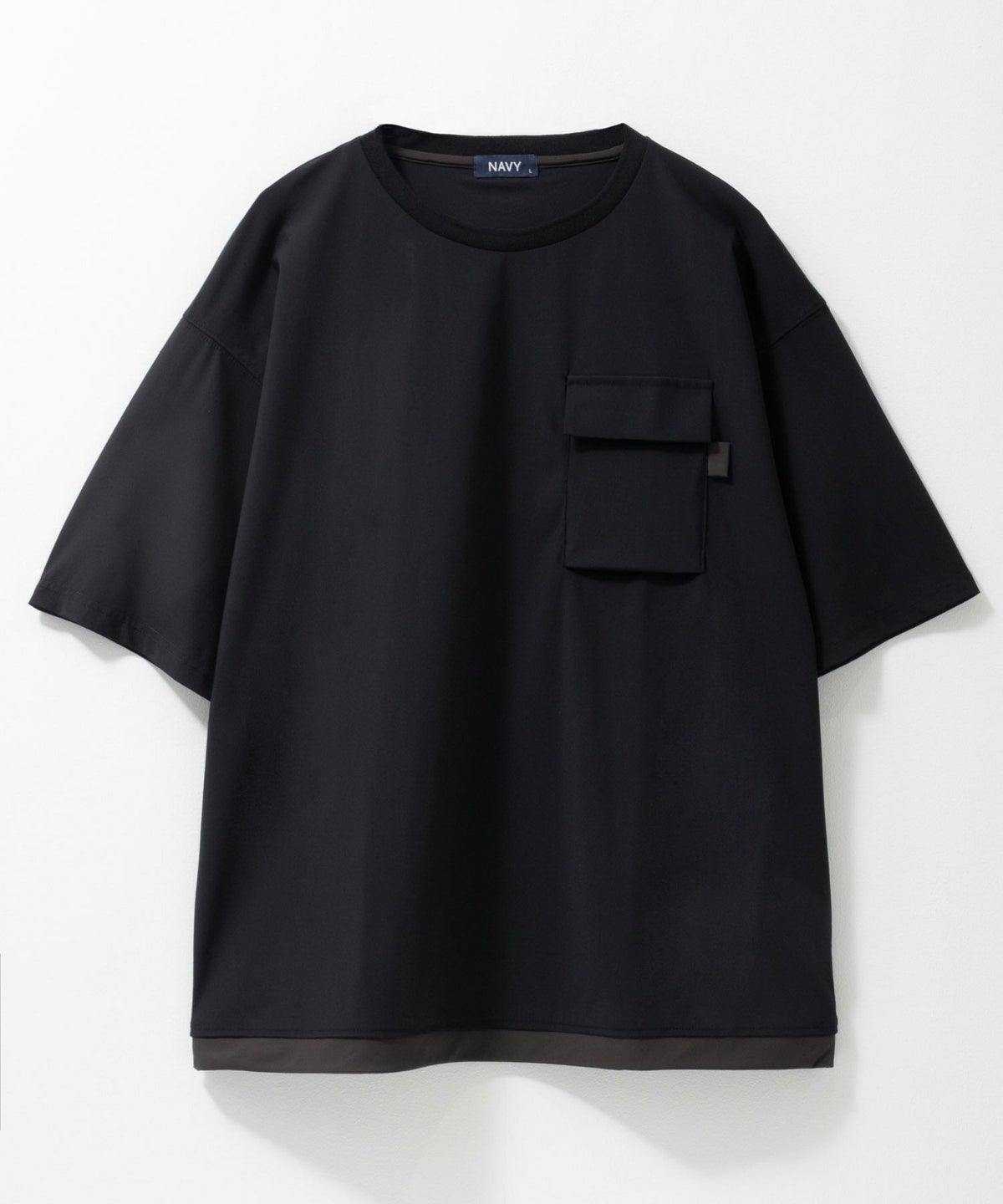 NAVY SARARI 極冷Tシャツ メンズ ネコポス 対応商品