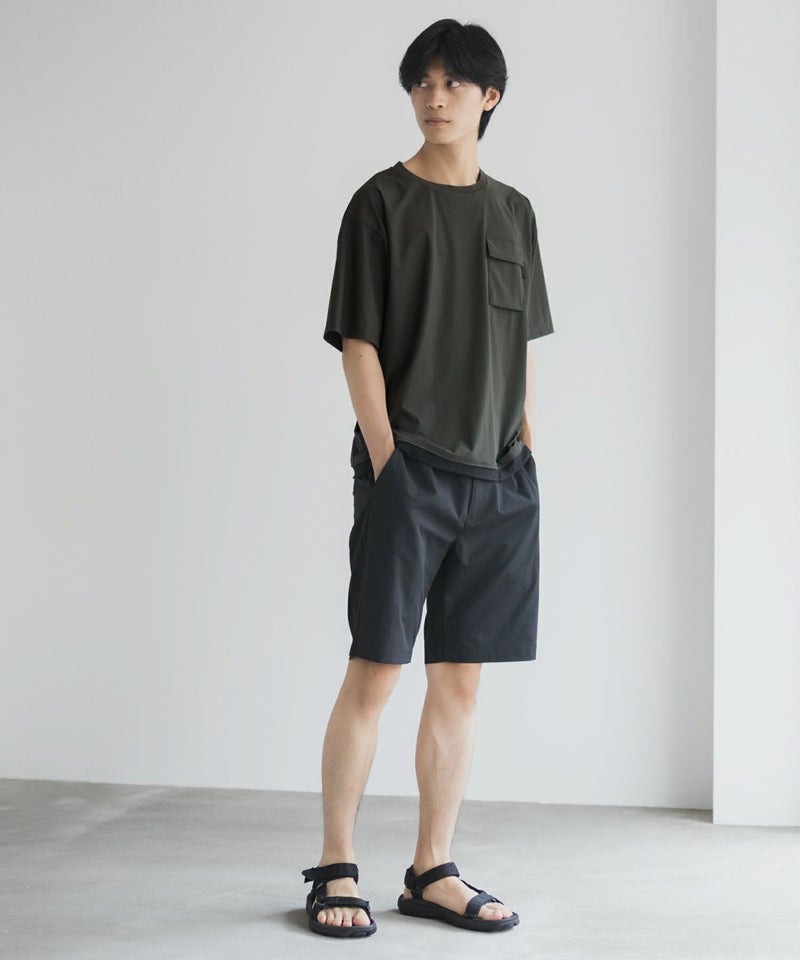 NAVY SARARI 極冷Tシャツ メンズ メール便 対応商品商品画像-31