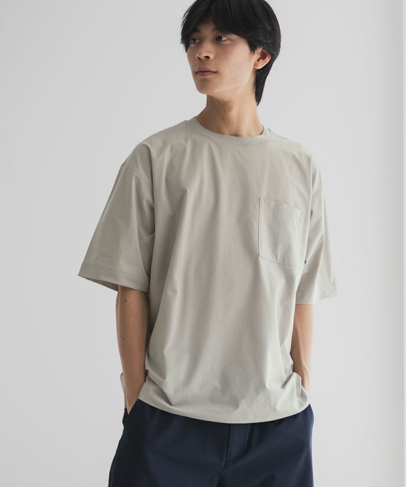 NAVY KAZETOSU メッシュクルーネックTシャツ メンズ メール便 対応商品商品画像-4