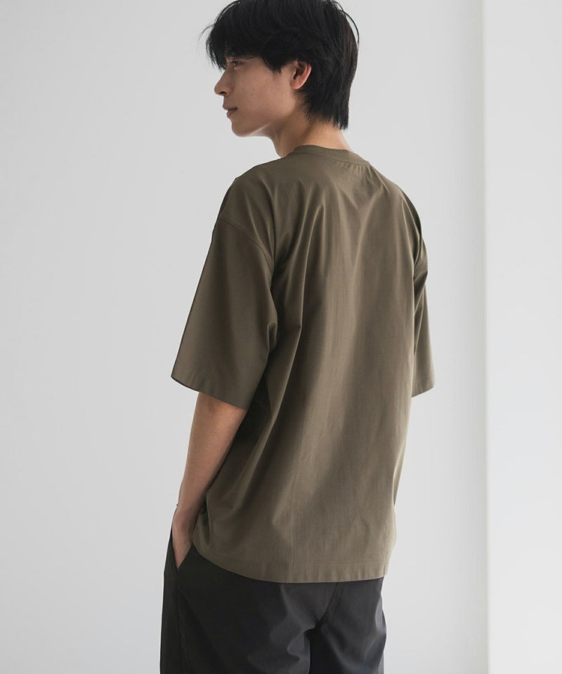 NAVY  KAZETOSU メッシュクルーネックTシャツ メンズ メール便 対応商品商品画像-22