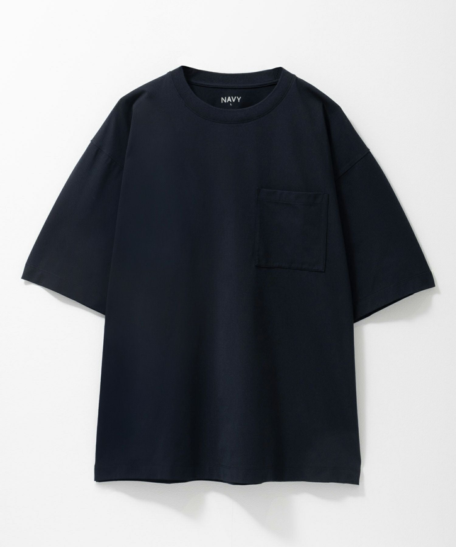 NAVY KAZETOSU メッシュクルーネックTシャツ メンズ