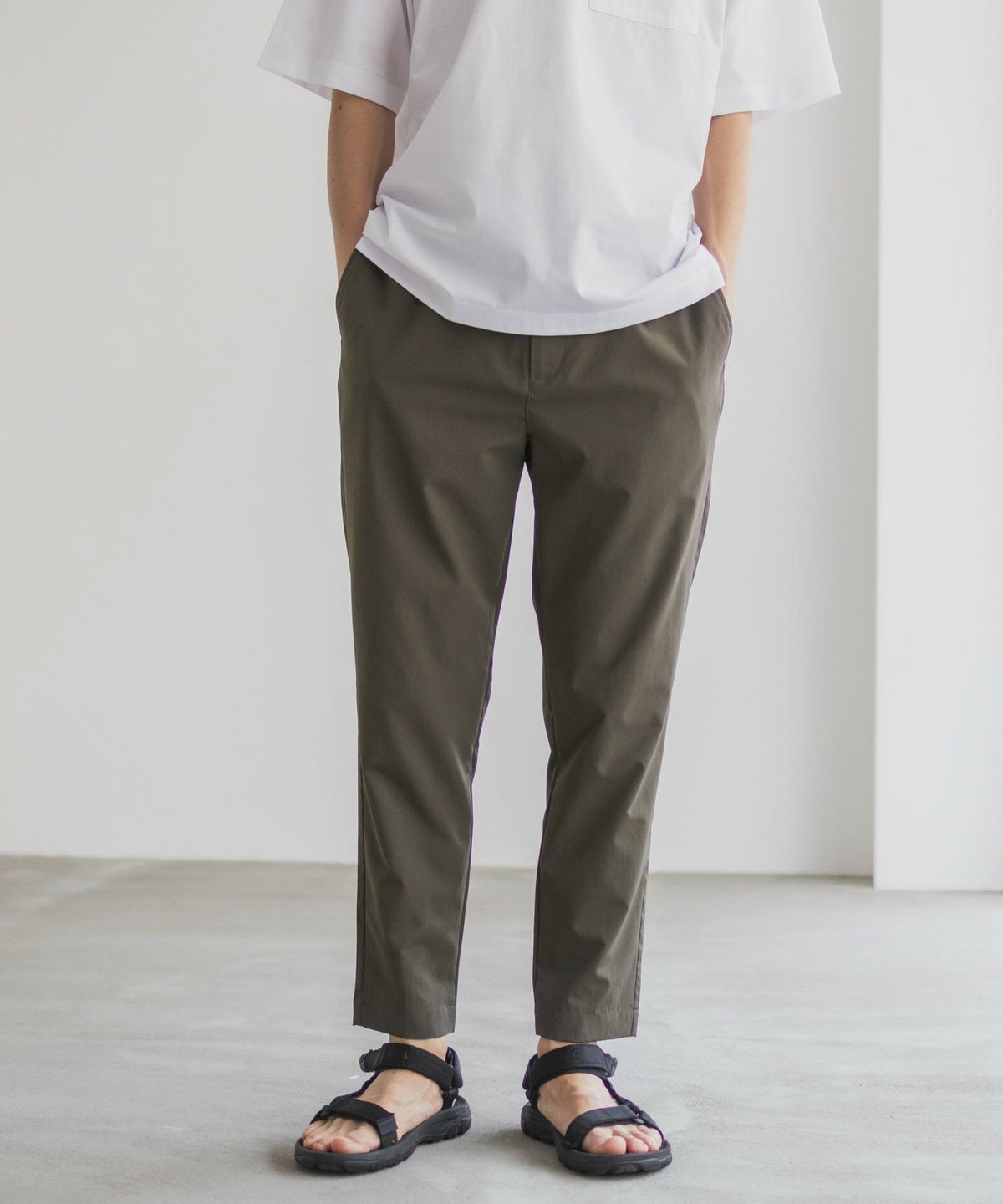 NAVY KAZETOSU メッシュアンクルパンツ メンズ