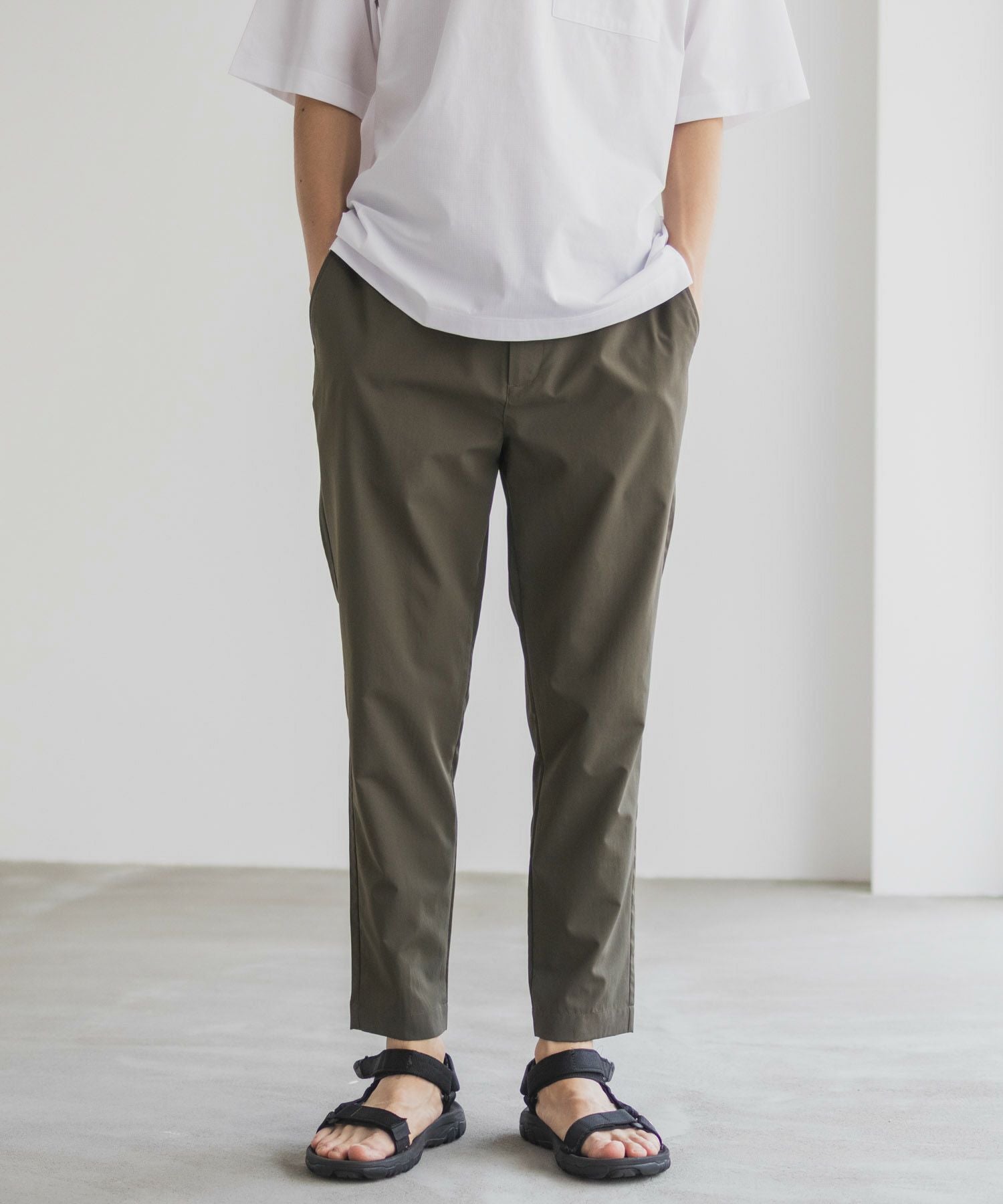 NAVY KAZETOSU メッシュアンクルパンツ メンズ