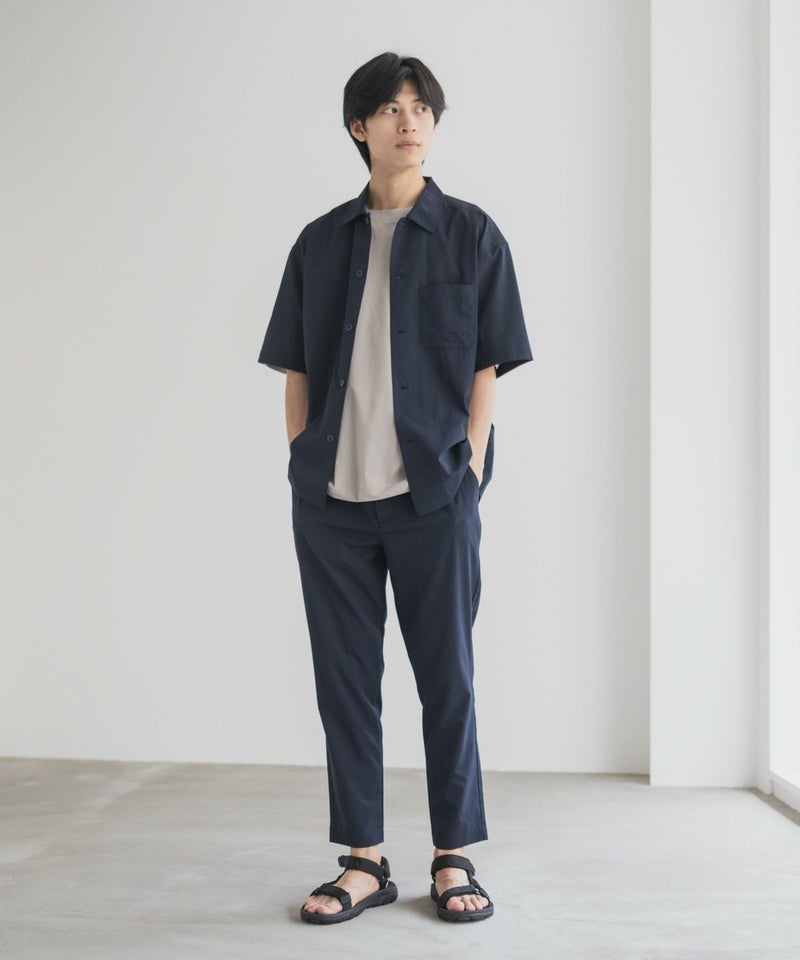 NAVY KAZETOSU メッシュアンクルパンツ メンズ商品画像-33