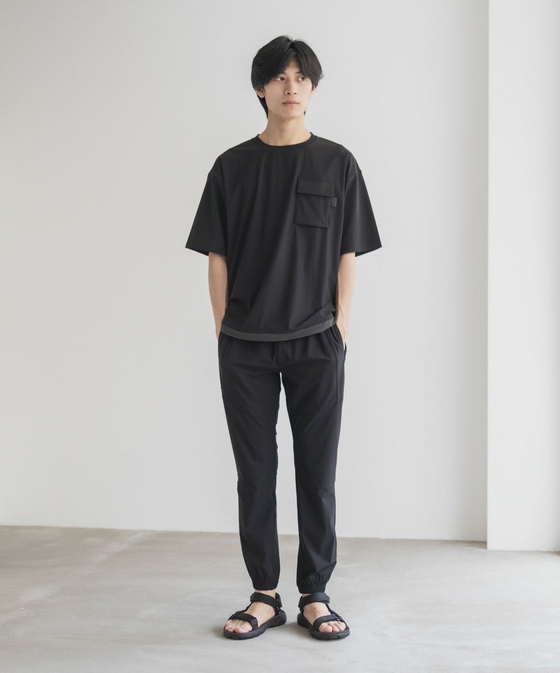 NAVY  SARARI 極冷ジョガーパンツ メンズ商品画像-35