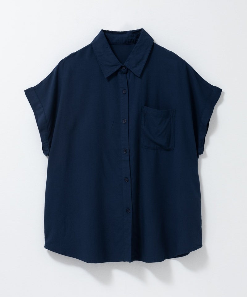 Howdy Marie  インドファブリック 前開きフレンチスリーブシャツ レディース商品画像-22