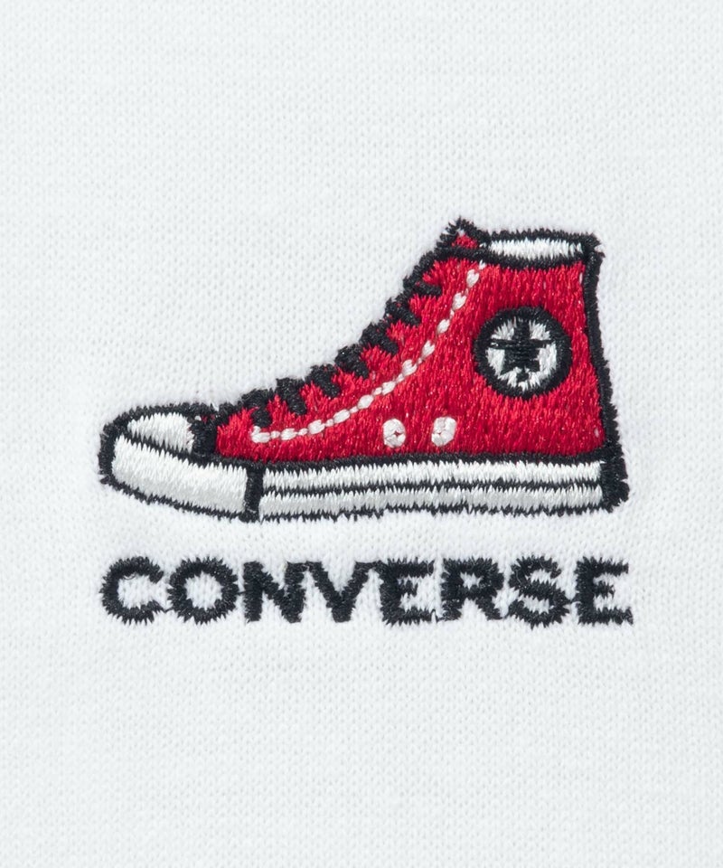 CONVERSE ワンポイントシューズTシャツ レディース メール便 対応商品商品画像-25